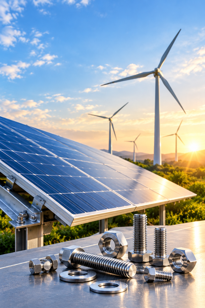 The Growing Role of Fasteners in Solar and Renewable Energy Projects